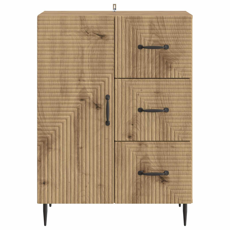 Bufet Dąb artisan 66 x 34,5 x 89,5 cm Drewno inżynieryjne