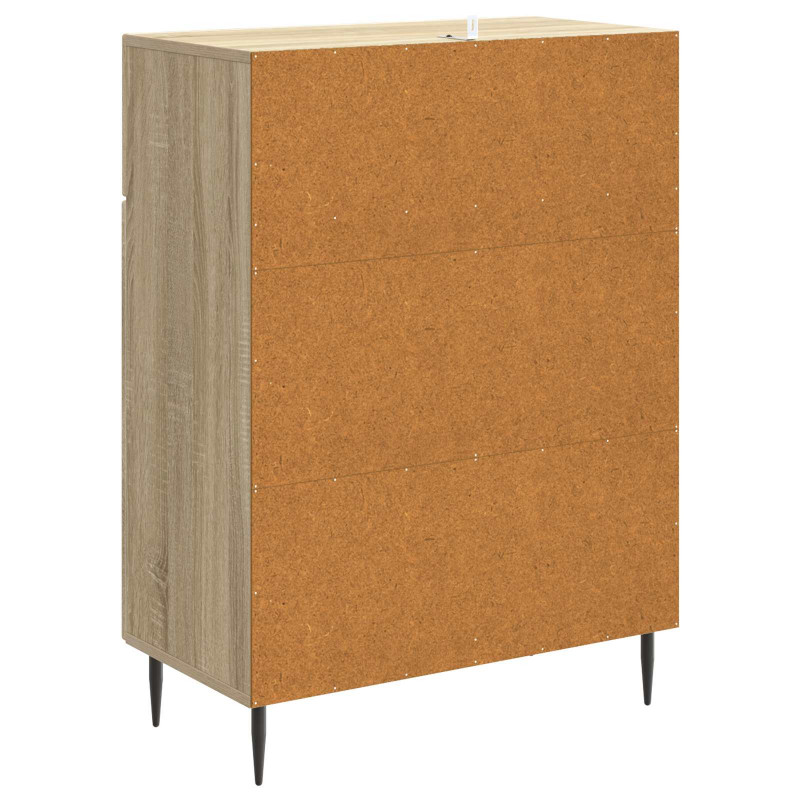 Bufet dąb Sonoma 66 x 34,5 x 89,5 cm Drewno inżynieryjne