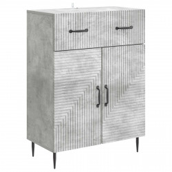 Bufet Betonowy szary 66 x 34,5 x 89,5 cm Drewno inżynieryjne