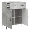 Bufet Betonowy szary 66 x 34,5 x 89,5 cm Drewno inżynieryjne
