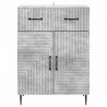 Bufet Betonowy szary 66 x 34,5 x 89,5 cm Drewno inżynieryjne