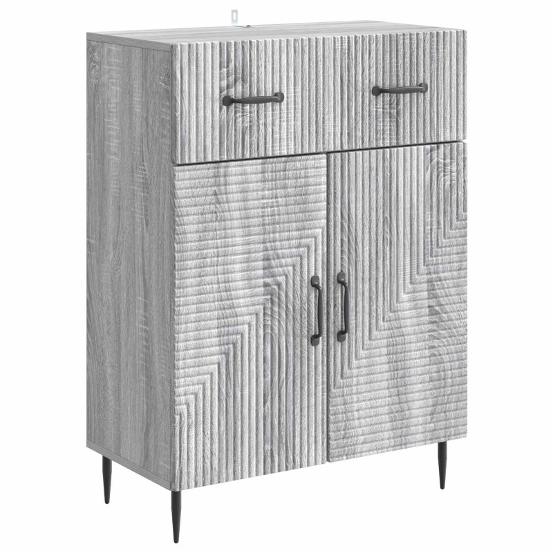 Bufet Szary Sonoma 66 x 34,5 x 89,5 cm Drewno inżynieryjne