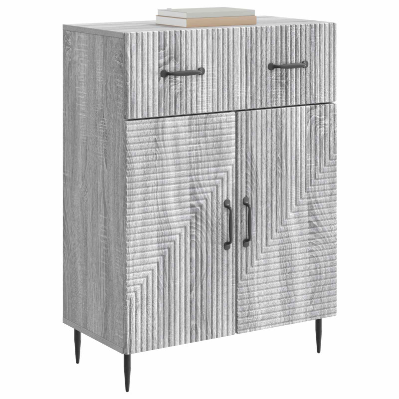 Bufet Szary Sonoma 66 x 34,5 x 89,5 cm Drewno inżynieryjne
