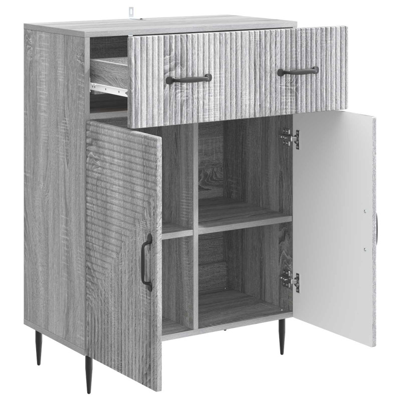 Bufet Szary Sonoma 66 x 34,5 x 89,5 cm Drewno inżynieryjne