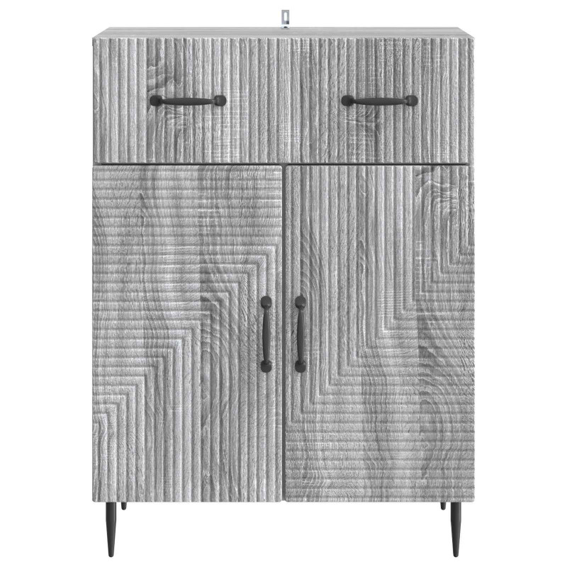 Bufet Szary Sonoma 66 x 34,5 x 89,5 cm Drewno inżynieryjne