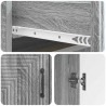 Bufet Szary Sonoma 66 x 34,5 x 89,5 cm Drewno inżynieryjne
