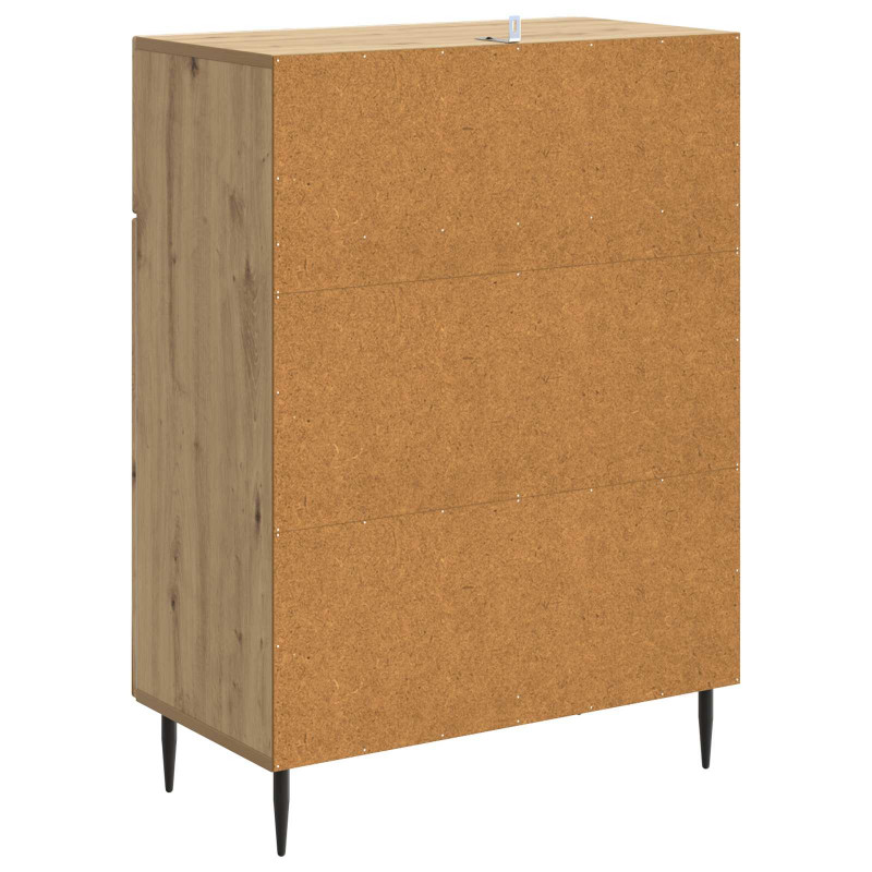 Bufet Dąb artisan 66 x 34,5 x 89,5 cm Drewno inżynieryjne