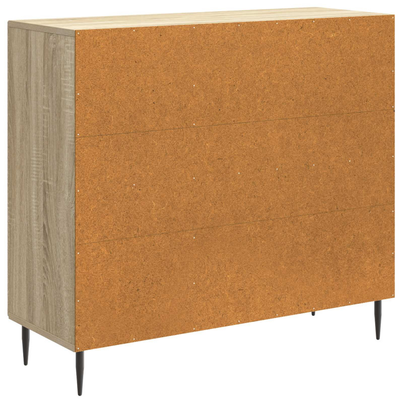 Bufet dąb Sonoma 89 x 34,5 x 80 cm Drewno inżynieryjne