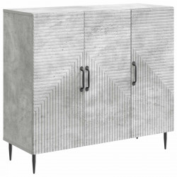 Bufet Betonowy szary 89 x 34,5 x 80 cm Drewno inżynieryjne