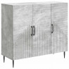 Bufet Betonowy szary 89 x 34,5 x 80 cm Drewno inżynieryjne