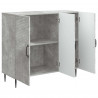 Bufet Betonowy szary 89 x 34,5 x 80 cm Drewno inżynieryjne