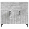 Bufet Betonowy szary 89 x 34,5 x 80 cm Drewno inżynieryjne