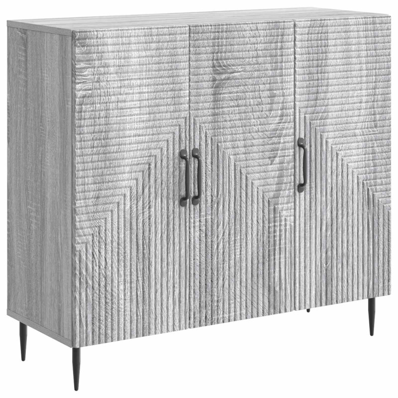 Bufet Szary Sonoma 89 x 34,5 x 80 cm Drewno inżynieryjne