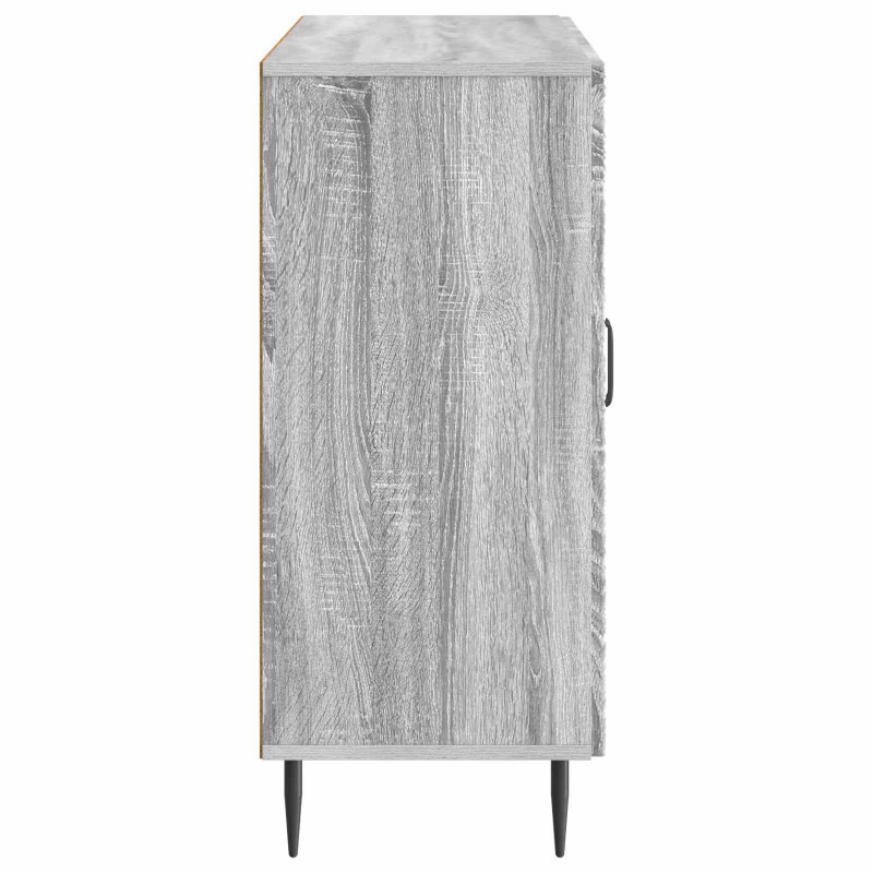 Bufet Szary Sonoma 89 x 34,5 x 80 cm Drewno inżynieryjne