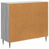 Bufet Szary Sonoma 89 x 34,5 x 80 cm Drewno inżynieryjne