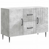 Bufet Betonowy szary 89 x 34,5 x 60 cm Drewno inżynieryjne