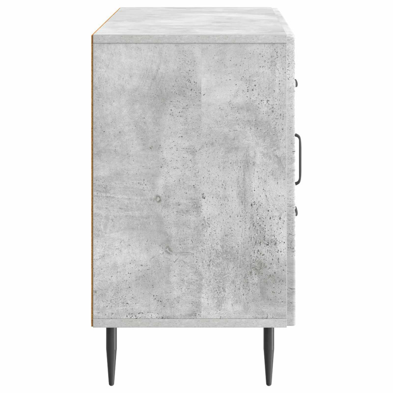 Bufet Betonowy szary 89 x 34,5 x 60 cm Drewno inżynieryjne
