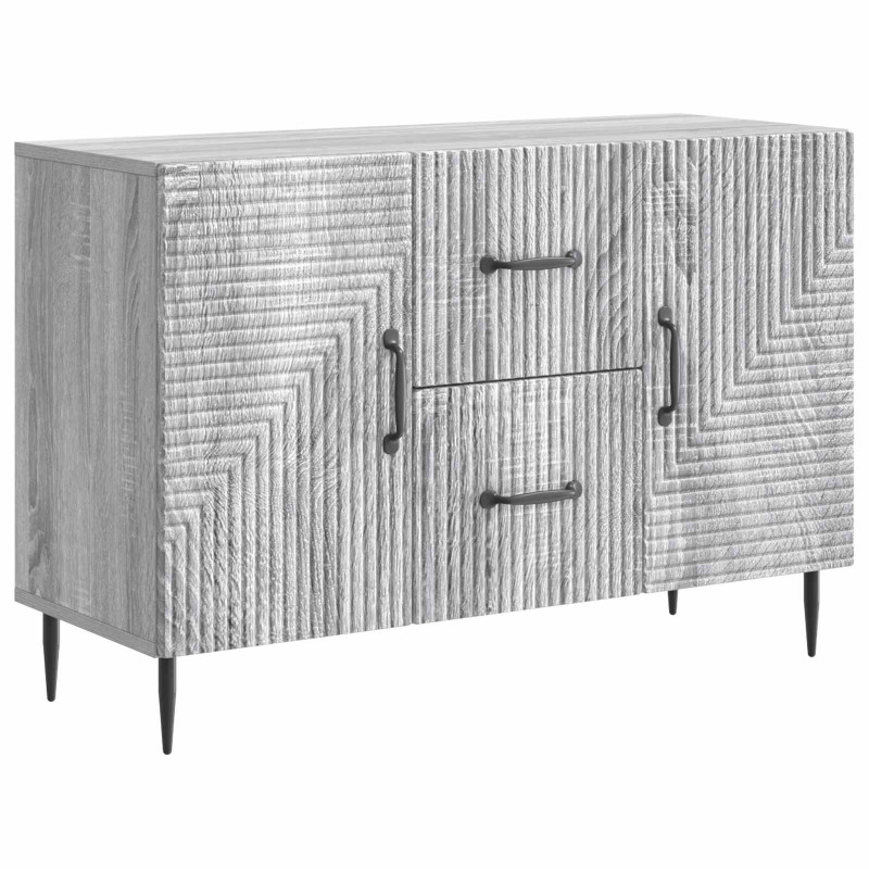 Bufet Szary Sonoma 89 x 34,5 x 60 cm Drewno inżynieryjne