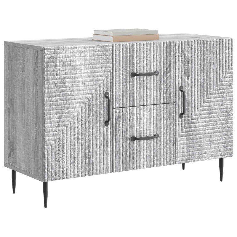 Bufet Szary Sonoma 89 x 34,5 x 60 cm Drewno inżynieryjne