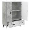 Bufet Betonowy szary 66 x 34,5 x 95 cm Drewno inżynieryjne