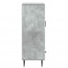 Bufet Betonowy szary 66 x 34,5 x 95 cm Drewno inżynieryjne