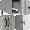 Bufet Betonowy szary 66 x 34,5 x 95 cm Drewno inżynieryjne