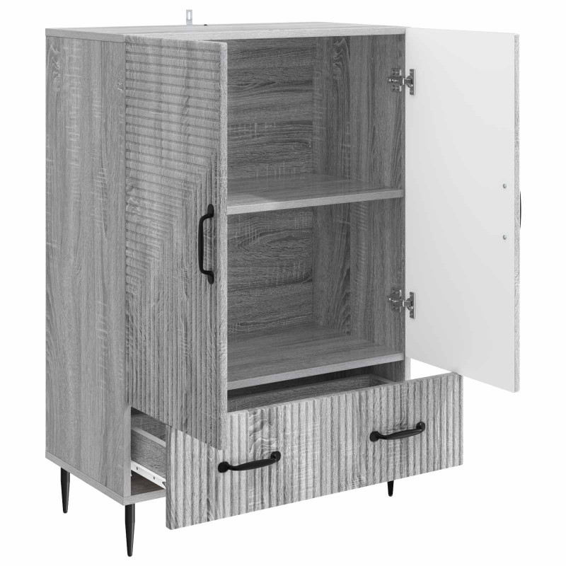 Bufet Szary Sonoma 66 x 34,5 x 95 cm Drewno inżynieryjne
