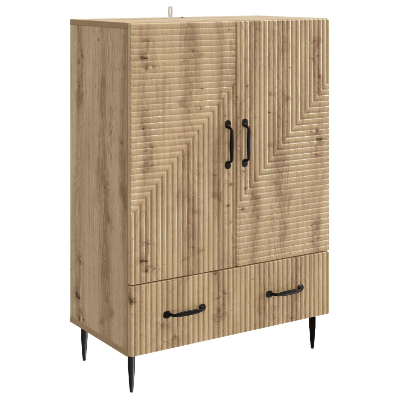 Bufet Dąb artisan 66 x 34,5 x 95 cm Drewno inżynieryjne
