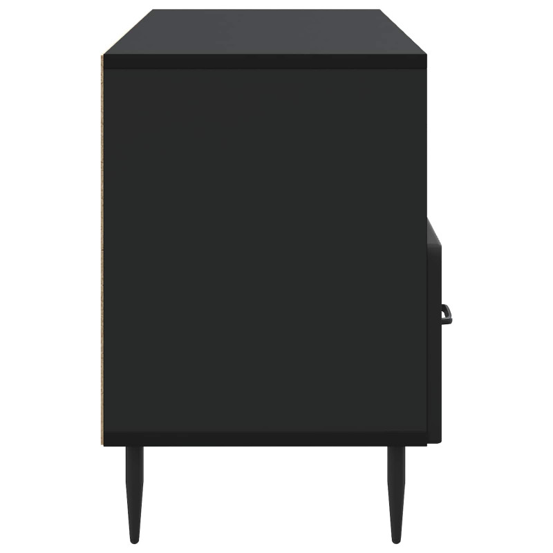 Szafka pod telewizor z szufladą Czarny 102 x 34,5 x 50 cm