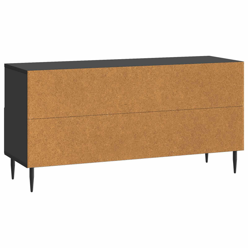Szafka pod telewizor z szufladą Czarny 102 x 34,5 x 50 cm