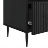Szafka pod telewizor z szufladą Czarny 102 x 34,5 x 50 cm