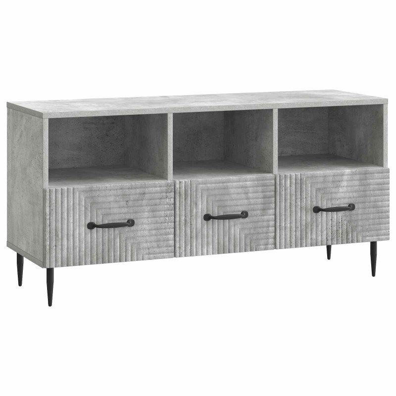 Szafka pod telewizor Betonowy szary 102 x 34,5 x 50 cm