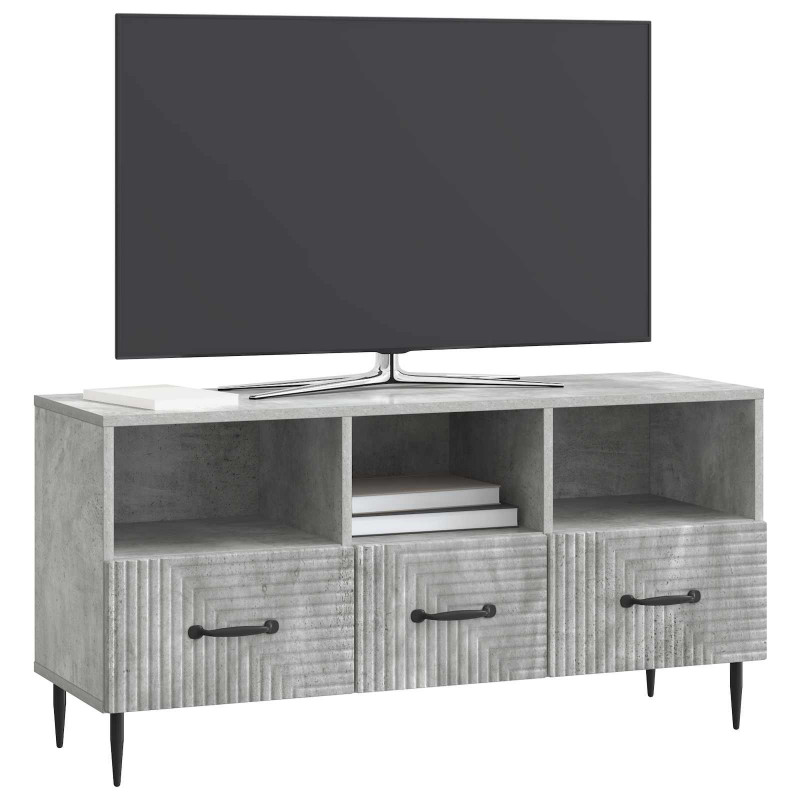 Szafka pod telewizor Betonowy szary 102 x 34,5 x 50 cm