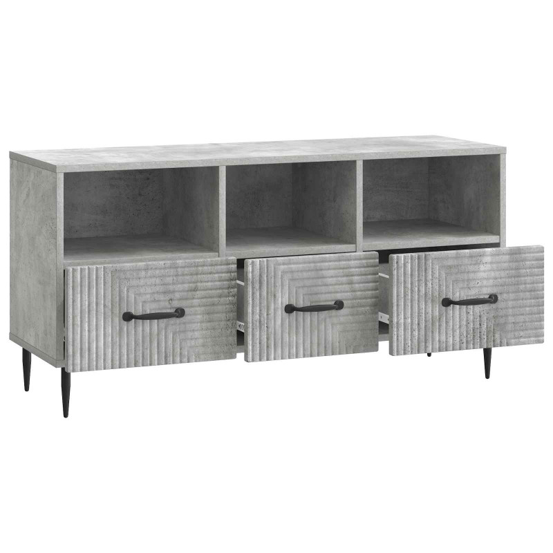 Szafka pod telewizor Betonowy szary 102 x 34,5 x 50 cm
