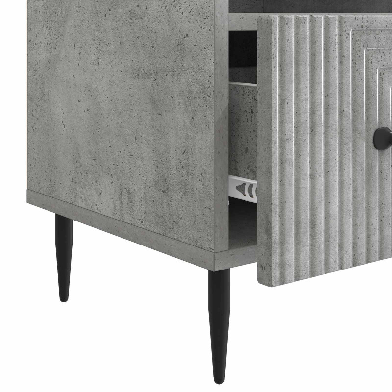 Szafka pod telewizor Betonowy szary 102 x 34,5 x 50 cm