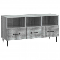 Szafka pod telewizor z szufladą Szary Sonoma 102 x 34,5 x 50 cm