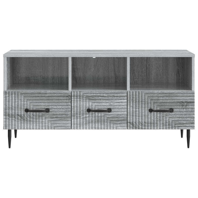 Szafka pod telewizor z szufladą Szary Sonoma 102 x 34,5 x 50 cm