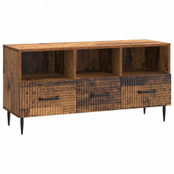 Szafka pod telewizor z szufladą Stare drewno 102 x 34,5 x 50 cm