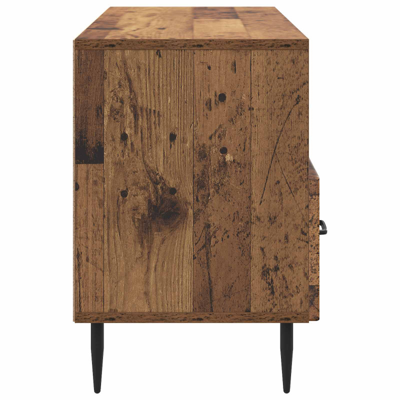 Szafka pod telewizor z szufladą Stare drewno 102 x 34,5 x 50 cm