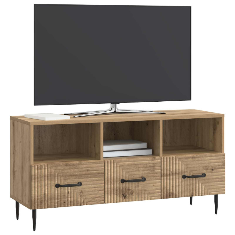 Szafka pod telewizor z szufladą Dąb artisan 102 x 34,5 x 50 cm