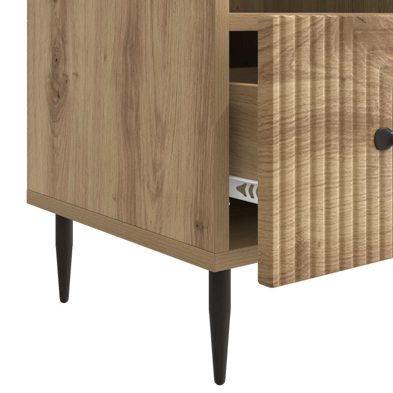 Szafka pod telewizor z szufladą Dąb artisan 102 x 34,5 x 50 cm