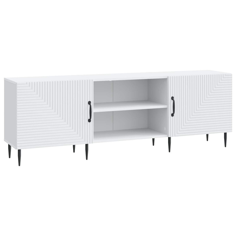 Szafka pod telewizor Biały 150 x 31 x 50 cm Drewno inżynieryjne