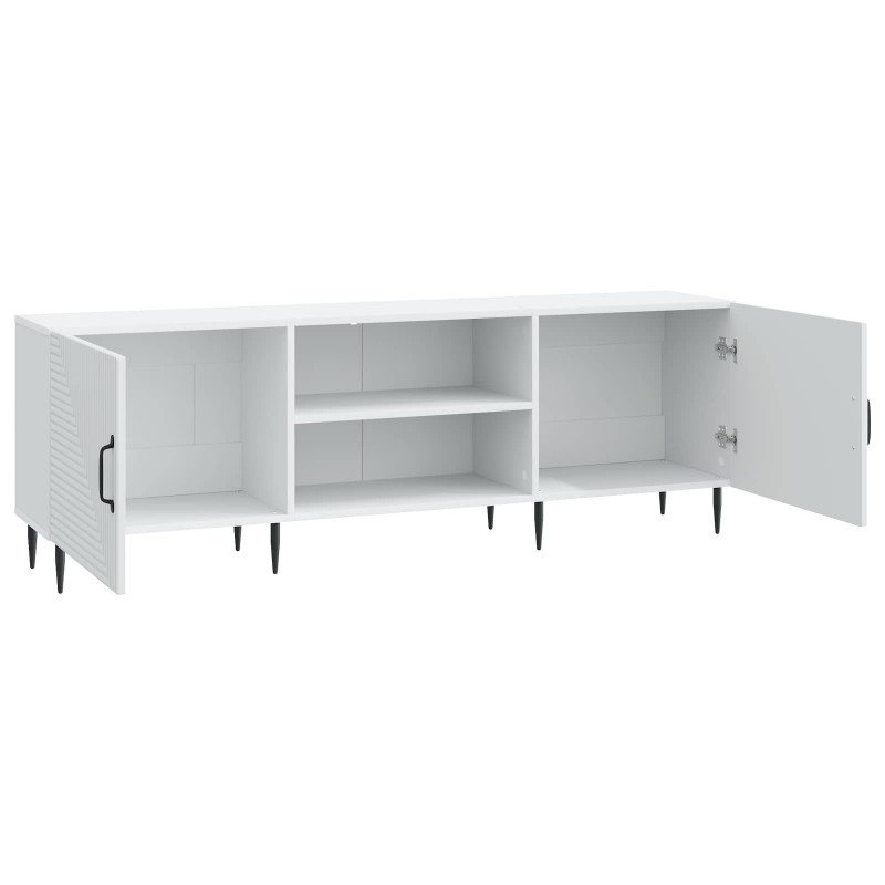 Szafka pod telewizor Biały 150 x 31 x 50 cm Drewno inżynieryjne