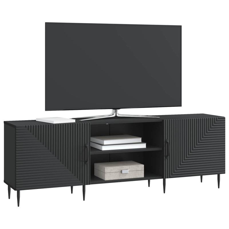 Szafka pod telewizor Czarny 150 x 31 x 50 cm