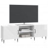 Szafka pod telewizor Biały wysoki połysk 150 x 31 x 50 cm