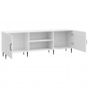 Szafka pod telewizor Biały wysoki połysk 150 x 31 x 50 cm