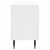 Szafka pod telewizor Biały wysoki połysk 150 x 31 x 50 cm
