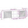 Szafka pod telewizor Stare drewno 150 x 31 x 50 cm