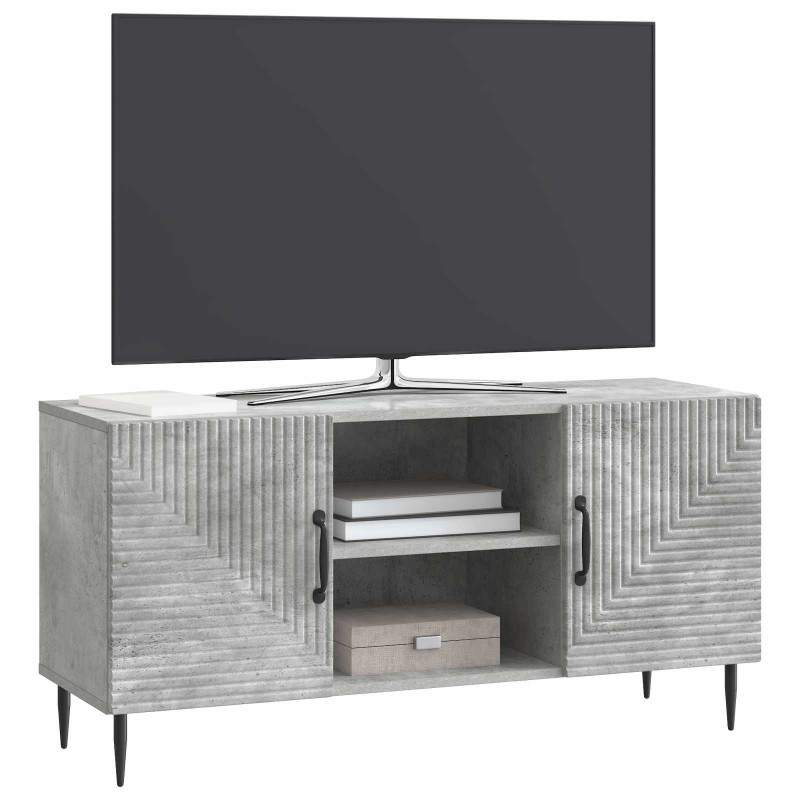 Szafka pod telewizor Betonowy szary 102 x 34,5 x 50 cm