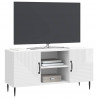Szafka pod telewizor Biały wysoki połysk 102 x 34,5 x 50 cm